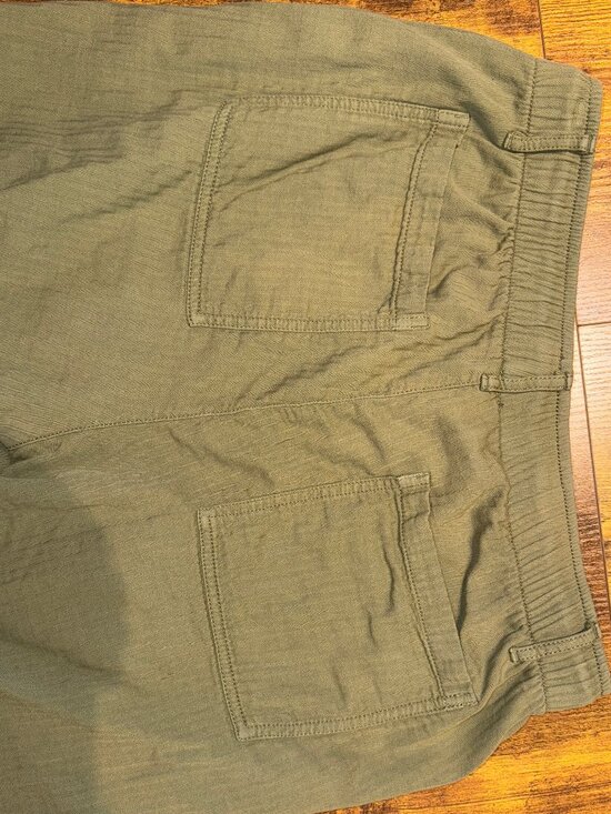 Olive Green Cotton Joggers, Medium Old Navy Project Pants - Picture 11 of 11